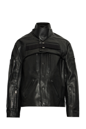 Lederjacke mit Kragen