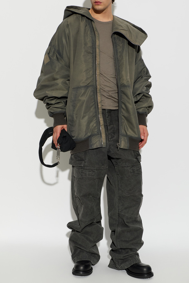 Rick Owens Oversized insulated asymmetric jacket