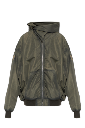 Asymmetrical insulated jacket
