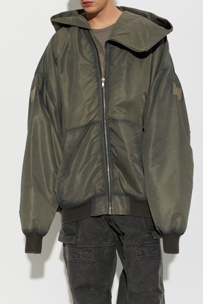 Rick Owens Oversized insulated asymmetric jacket