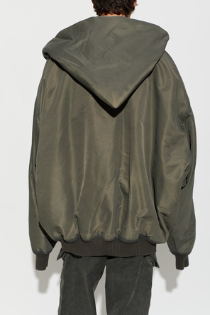 Rick Owens Oversized insulated asymmetric jacket