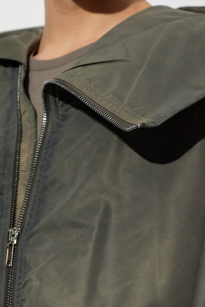 Rick Owens Oversized insulated asymmetric jacket