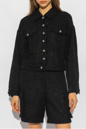 Self Portrait Jacket with lurex threads