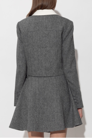 Self-Portrait Blazer mit abnehmbarem Schal