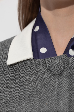 Self-Portrait Blazer mit abnehmbarem Schal