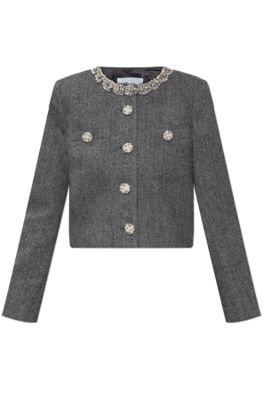 Americana con estampado de espiga