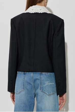 Self-Portrait Blazer with detachable collar