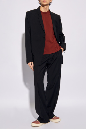 ‘soft’ wool blazer od Rick Owens