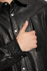 Rick Owens BLACK ‘Jumbo’ leather jacket