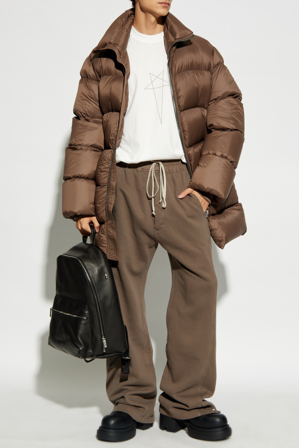 Rick Owens Down jacket with stand-up collar