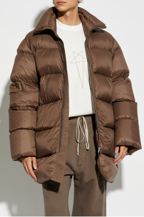 Rick Owens Down jacket with stand-up collar