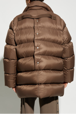 Rick Owens Down jacket with stand-up collar