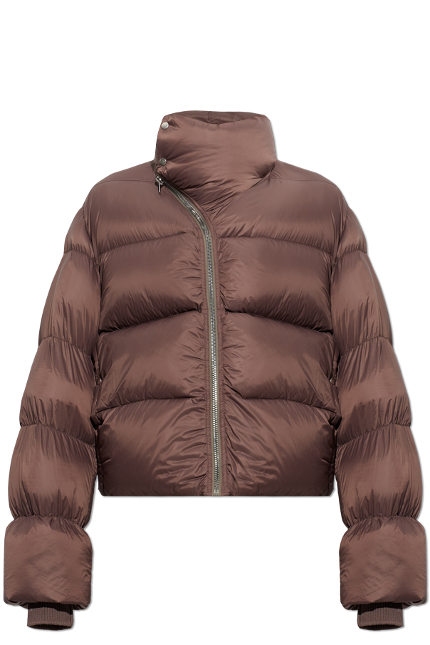 Puffer jacket with stand-up collar od Rick Owens