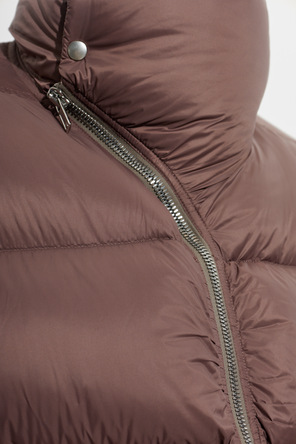 Rick Owens Quilted jacket with stand-up collar