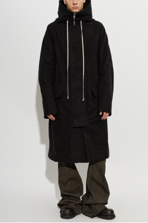 Rick Owens Ocieplana kurtka ze stójką
