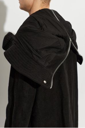 Rick Owens Ocieplana kurtka ze stójką