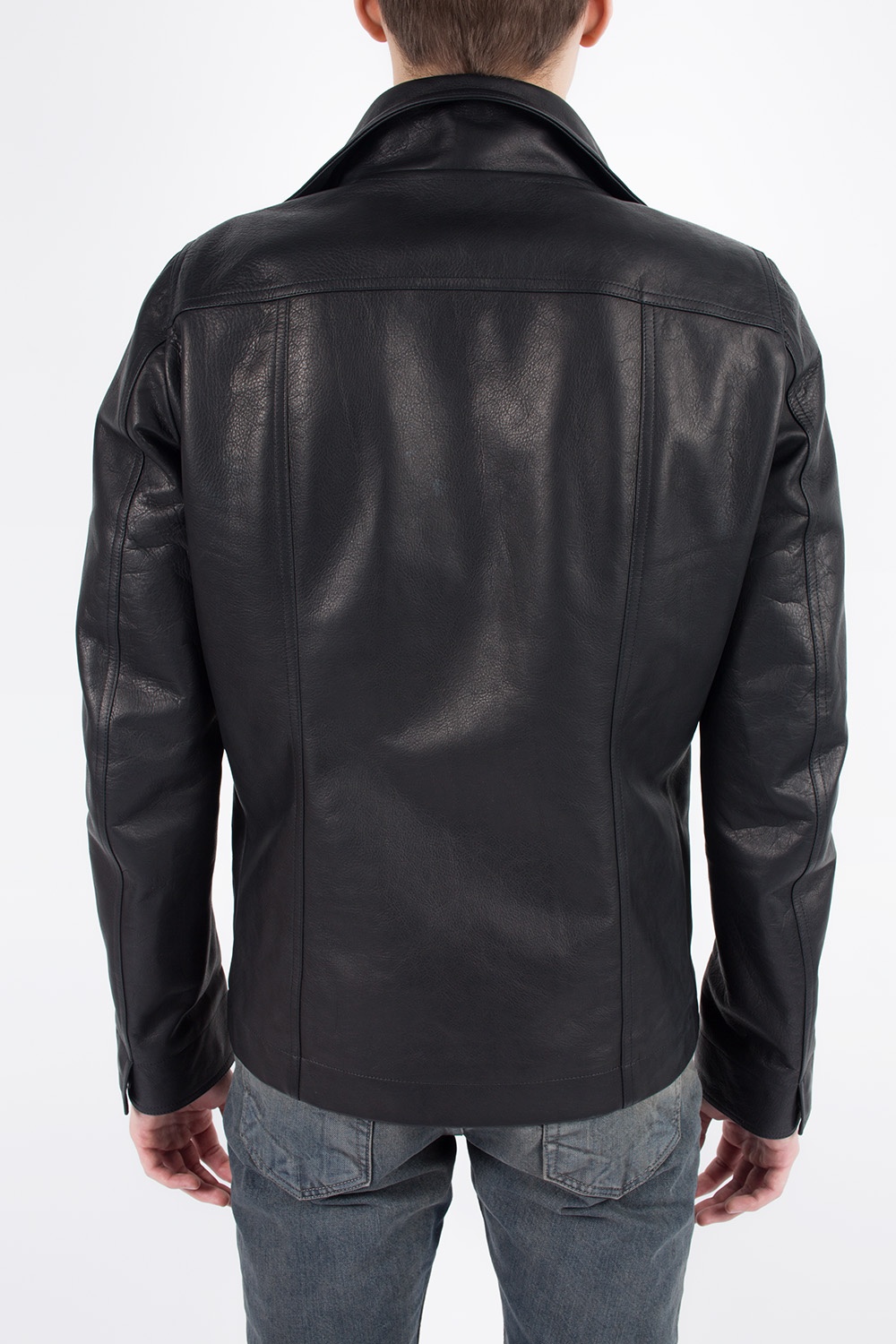 Coveted: Rick Owens SS09 Gradient Leather Jacket  Leather outerwear, Leather  jacket, Mens streetwear