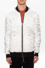 Rick Owens WHITE Reversible bomber jacket