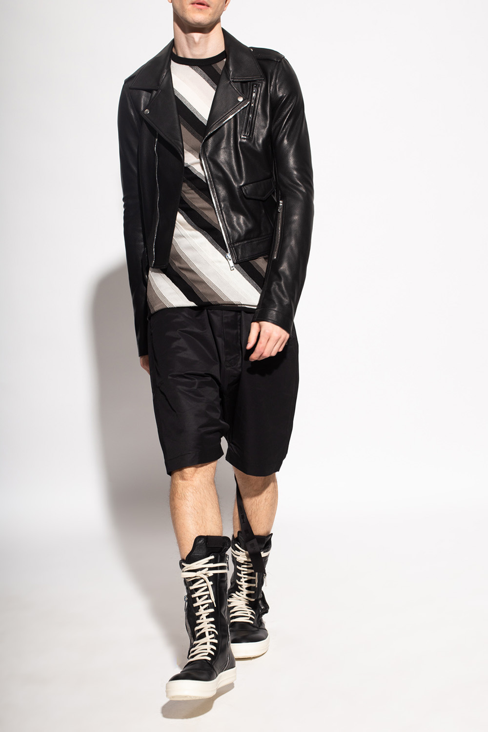 Rick Owens Sweater Aus Wolle Im Zopfstrick Mit Federn