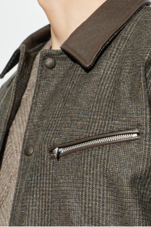 Rag & Bone  Wool jacket with leather sleeves