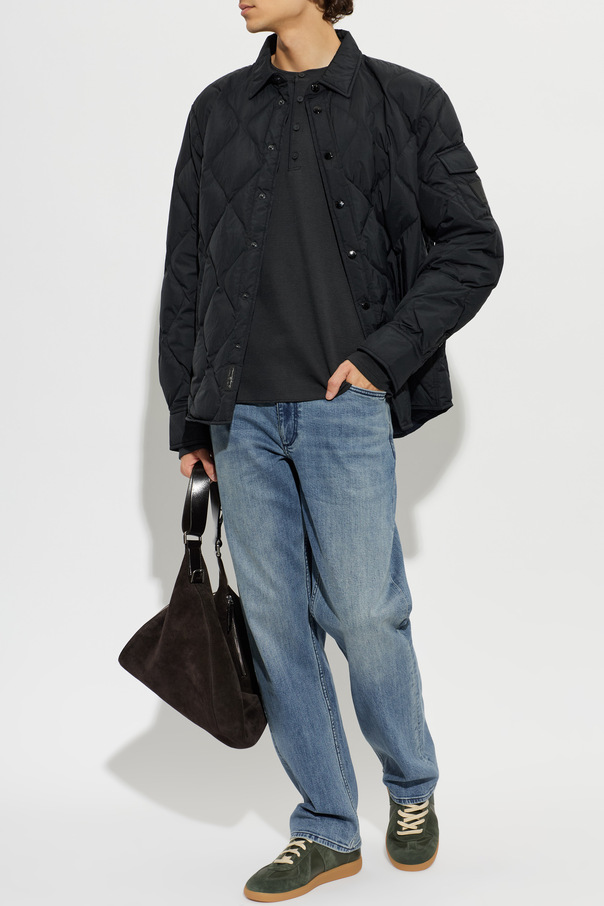 Rag & Bone Pikowana kurtka z kołnierzem