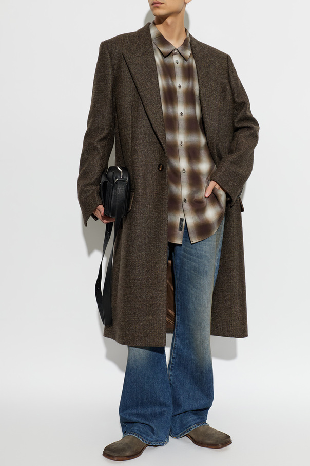 Acne Studios Wool coat with a single vent