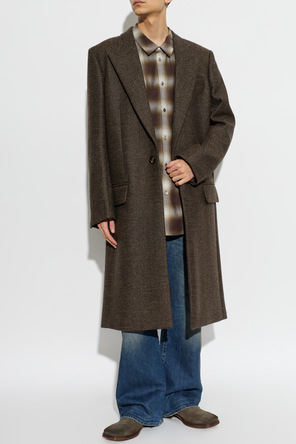 Acne Studios Wool coat with a single vent