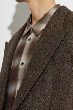 Acne Studios Wool coat with a single vent