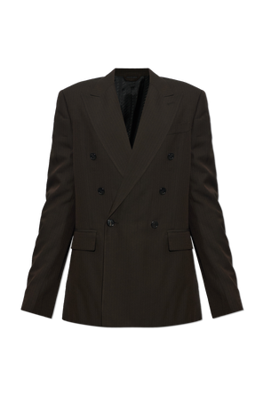 Jacket with open lapels
