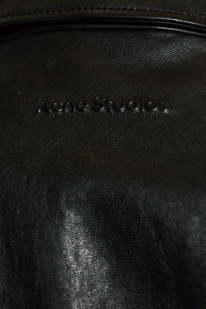 Acne Studios Lederjacke mit Taschen