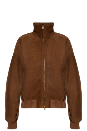 Suede shearling jacket