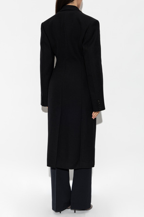 Acne Studios Casaco de lã com uma única racha