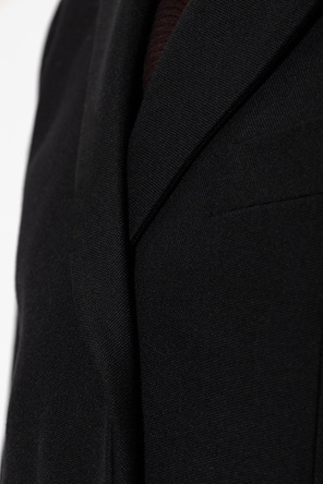 Acne Studios Casaco de lã com uma única racha