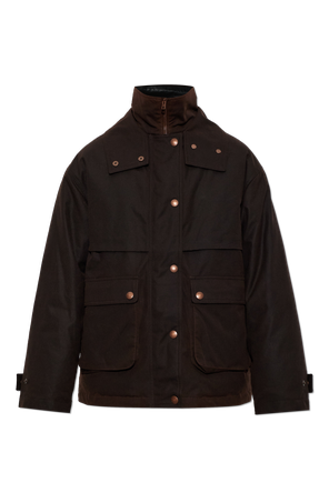 Down jacket with collar