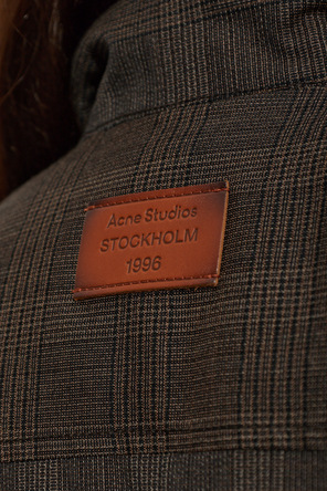 Acne Studios Checked insulated jacket