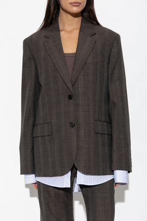 Acne Studios Blazer com padrão aos quadrados