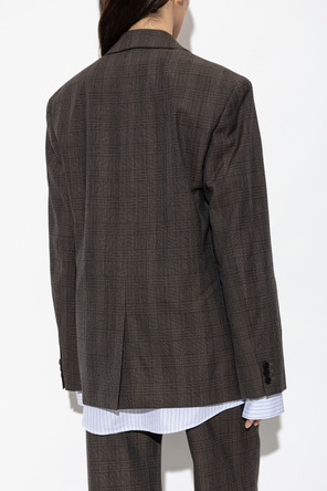 Acne Studios Blazer com padrão aos quadrados
