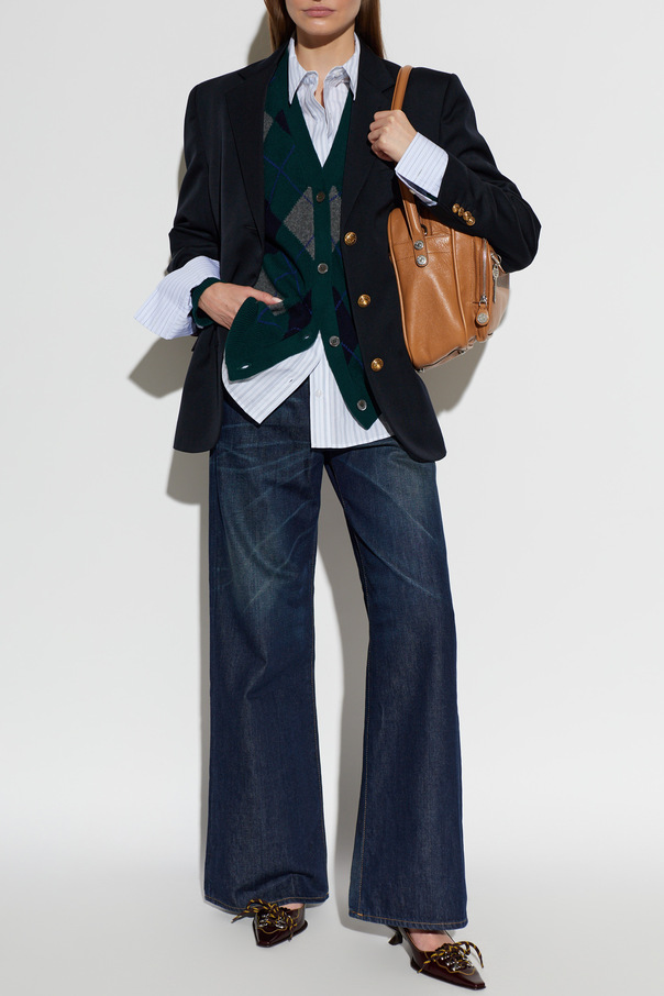 Acne Studios Wool jacket with open lapels