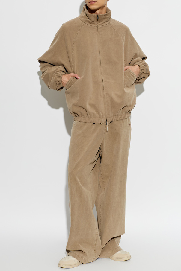 Fear Of God Essentials Gefütterte Jacke mit Stehkragen
