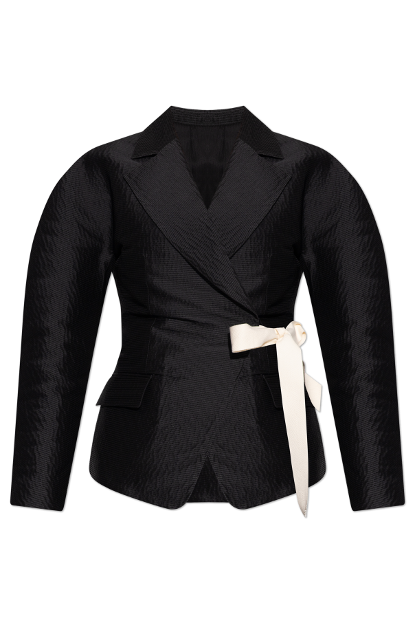 Blazer with decorative tie od Lanvin