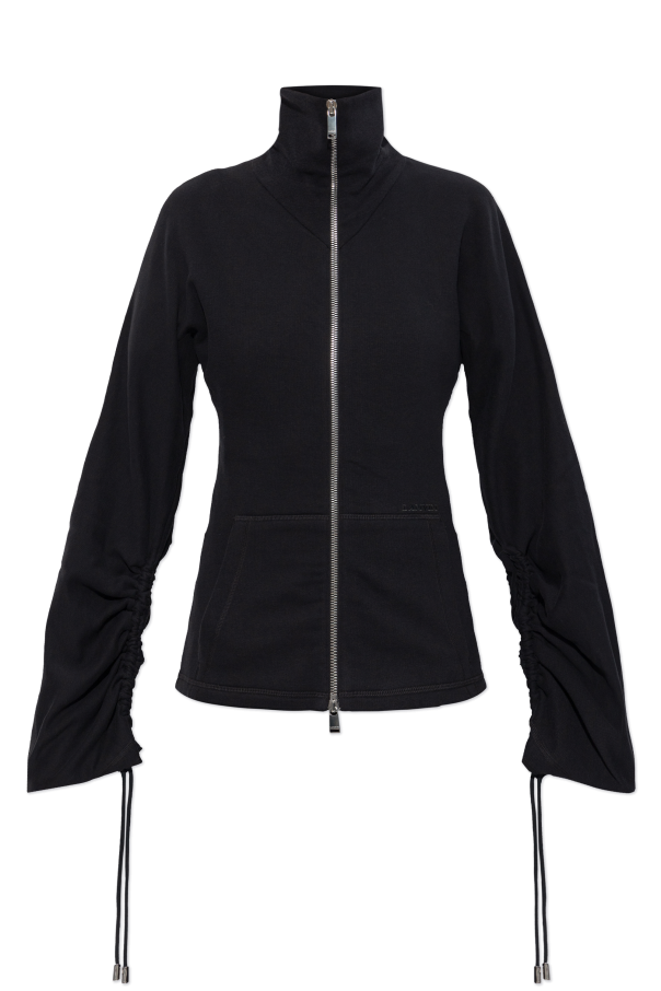 Blouse with decorative draping on the sleeves od Lanvin