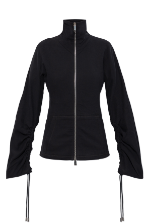 Bluse mit dekorativer Drapierung an den Ärmeln