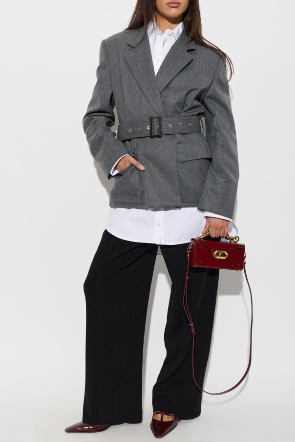 Lanvin Wool blazer with belt