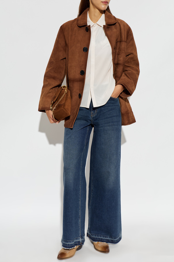 Zadig & Voltaire Zamszowa kurtka ‘Venezia’