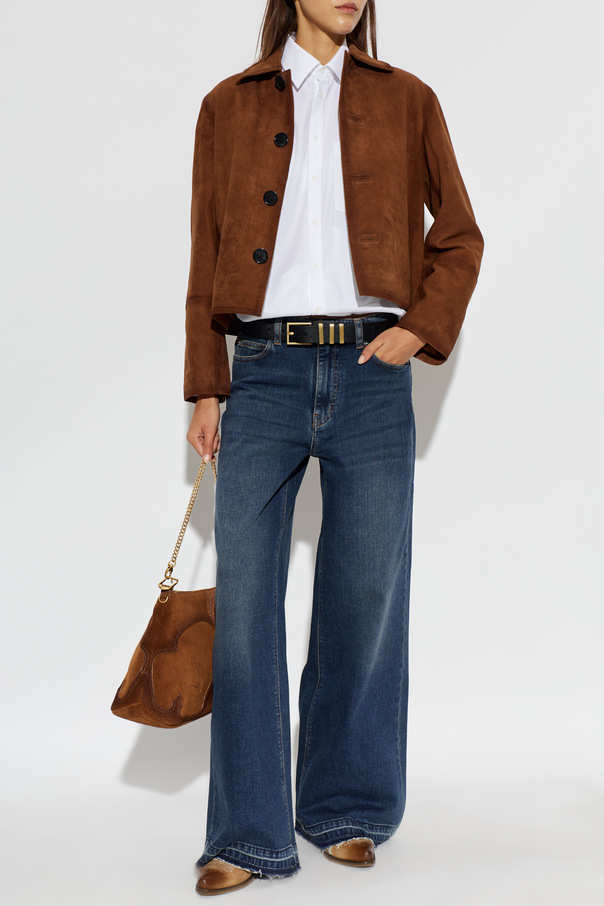 Zadig & Voltaire Zamszowa kurtka ‘Lessa’
