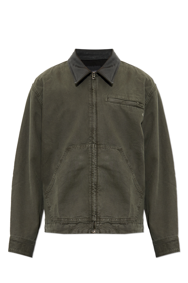 Rag & Bone Jacke mit Lederkragen