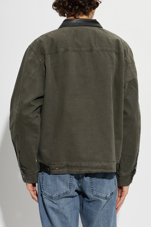 Rag & Bone Jacke mit Lederkragen