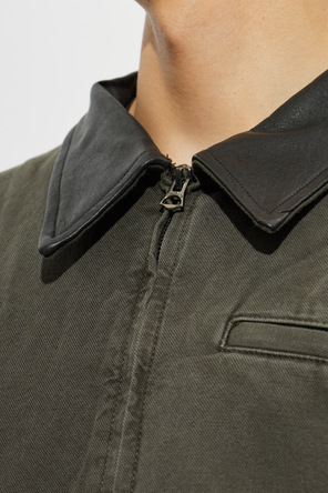 Rag & Bone Jacke mit Lederkragen