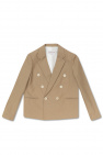 Bonpoint beige Double-breasted blazer
