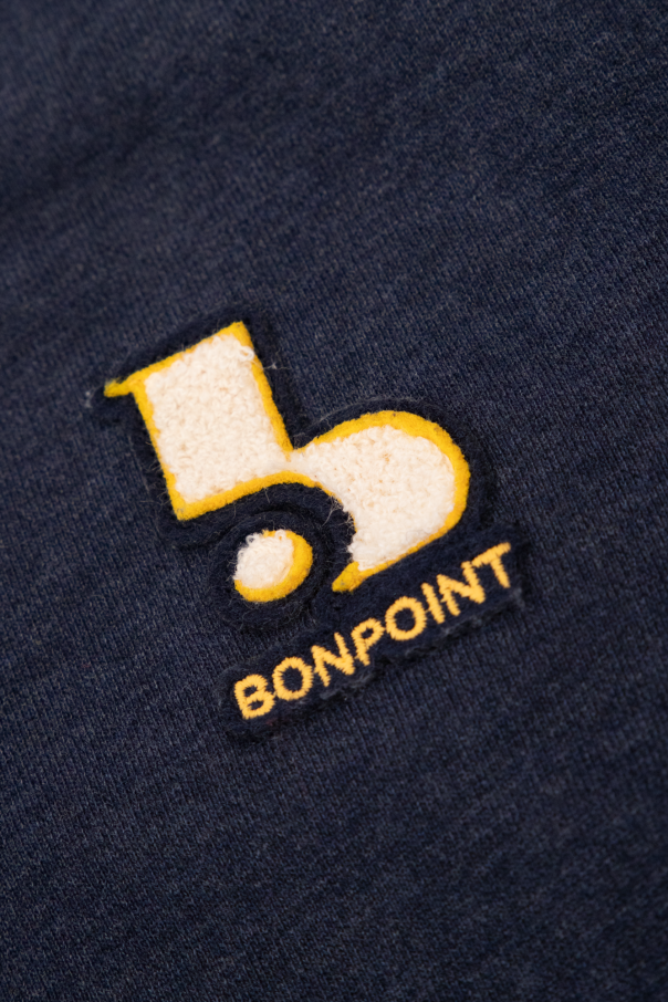 Bonpoint  Hoodie with logo patch